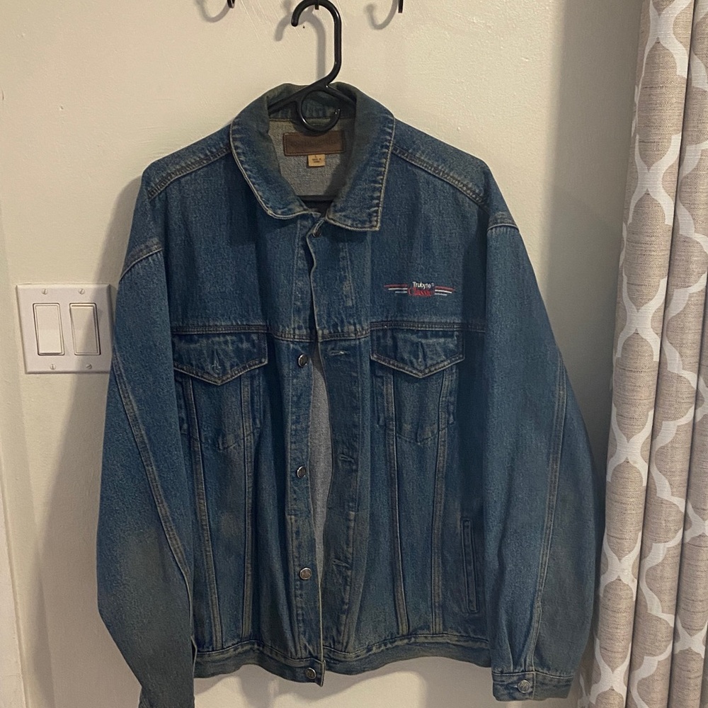 Port Authority Men’s Large Denim Buttoned Jacket